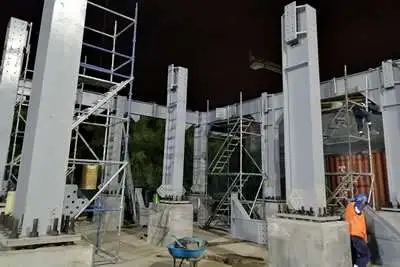 Diseño y construcción de diferentes tipos de vigas y columnas en acero en Bogotá, Colombia. Montajes, ingeniería y Construcción MIC SAS.