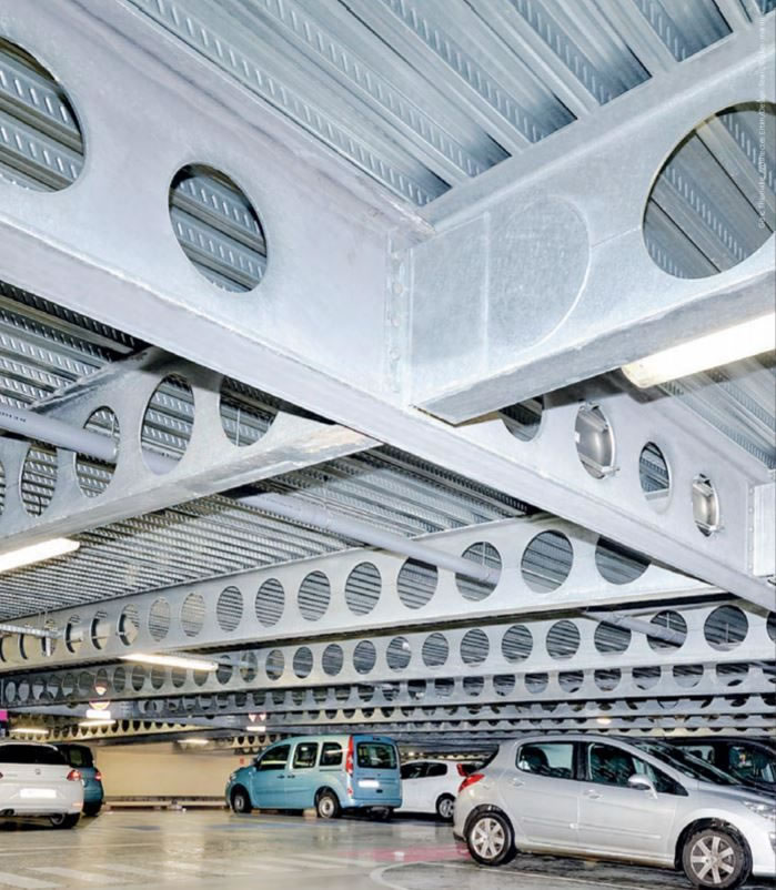 Vigas alveolares celulares en acero y losa colaborante parqueadero bogota colombia. Montajes, Ingeniería y Construcción. MIC SAS. Vigas alveolares celulares en acero y losa colaborante parqueadero bogota colombia. Montajes, Ingeniería y Construcción. MIC SAS.
