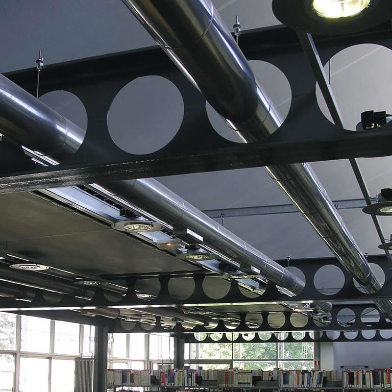Vigas alveolares celulares permitiendo paso de ductos e iluminacion bogota colombia. Montajes, Ingeniería y Construcción. MIC SAS. Vigas alveolares celulares permitiendo paso de ductos e iluminacion bogota colombia. Montajes, Ingeniería y Construcción. MIC SAS.