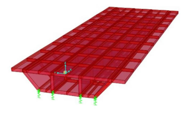 Viga cajon con vigas exteriores inclinadas modeladas en programa 3D en bogota colombia. Montajes, Ingeniería y Construcción. MIC SAS. Viga cajon con vigas exteriores inclinadas modeladas en programa 3D en bogota colombia. Montajes, Ingeniería y Construcción. MIC SAS.