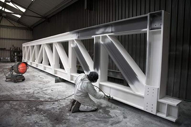 Aplicacion pintura viga acero personalizada geometria compleja en bogota colombia. Montajes, Ingeniería y Construcción. MIC SAS. Aplicacion pintura viga acero personalizada geometria compleja en bogota colombia. Montajes, Ingeniería y Construcción. MIC SAS.