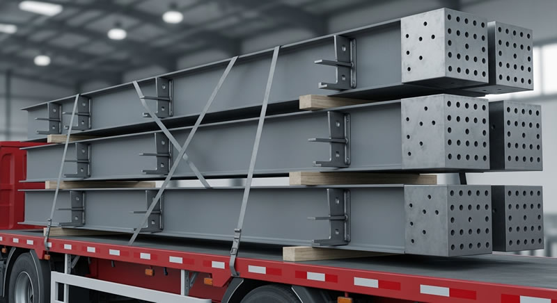Logistica de transporte para elementos singulares y vigas en Bogotá, Colombia. Montajes, Ingeniería y Construcción. MIC SAS.