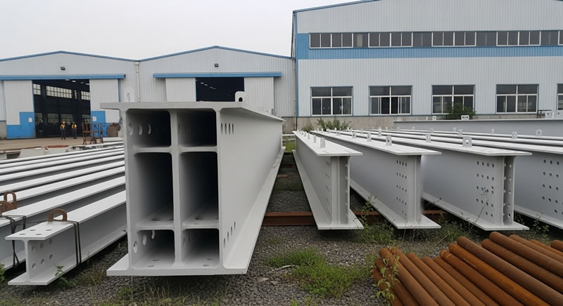 Secciones de vigas de acero prefabricadas con recubrimiento protector en Bogotá, Colombia. Montajes, Ingeniería y Construcción. MIC SAS. Secciones de vigas de acero prefabricadas con recubrimiento protector en Bogotá, Colombia. Montajes, Ingeniería y Construcción. MIC SAS.
