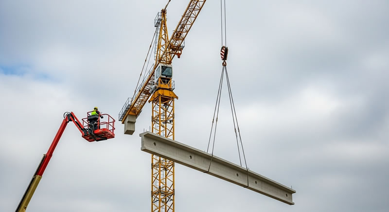 Montaje de viga prefabricada con componentes de acero protegidos en Bogotá, Colombia. Montajes, Ingeniería y Construcción. MIC SAS. Montaje de viga prefabricada con componentes de acero protegidos en Bogotá, Colombia. Montajes, Ingeniería y Construcción. MIC SAS.