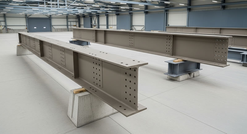 Vigas de acero con imprimante anticorrosivo en taller en Bogotá, Colombia. Montajes, Ingeniería y Construcción. MIC SAS. Vigas de acero con imprimante anticorrosivo en taller en Bogotá, Colombia. Montajes, Ingeniería y Construcción. MIC SAS.