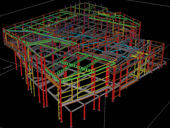 Modelado 3D para la planificación de construcción de una estructura metálica en Bogotá, Colombia