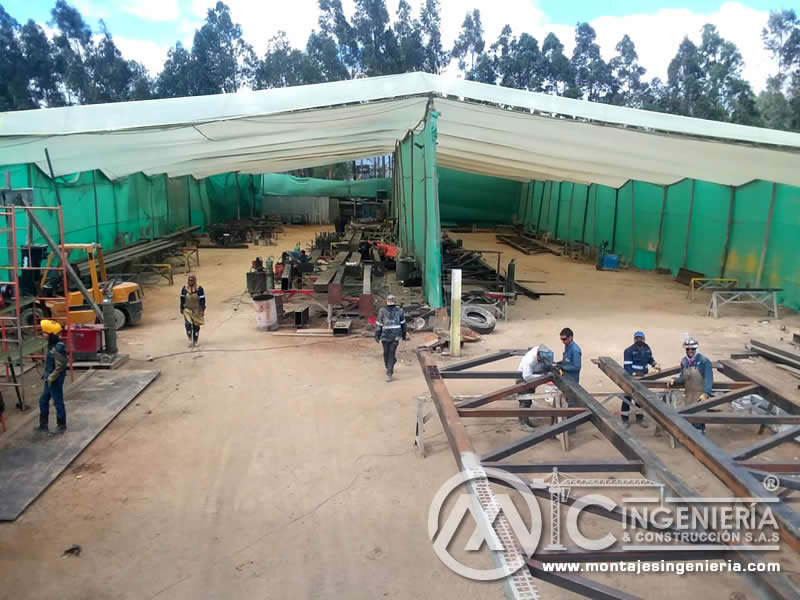 Fabricación de estructuras metálicas y construcciones en acero en Bogotá, Colombia. Montajes, Ingeniería y Construcción. MIC SAS