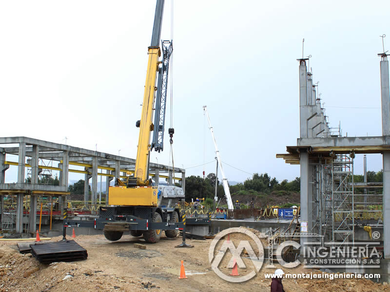 Montaje de estructuras en acero en Bogotá, Colombia. Montajes, Ingeniería y Construcción. MIC SAS