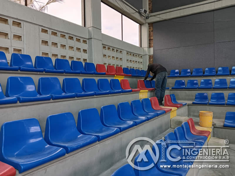 Fabricación de volúmenes de concreto para Colegio Buckingham en Bogotá, Colombia. Montajes, Ingeniería y Construcción MIC SAS. Fabricación de volúmenes de concreto para Colegio Buckingham en Bogotá, Colombia. Montajes, Ingeniería y Construcción MIC SAS.