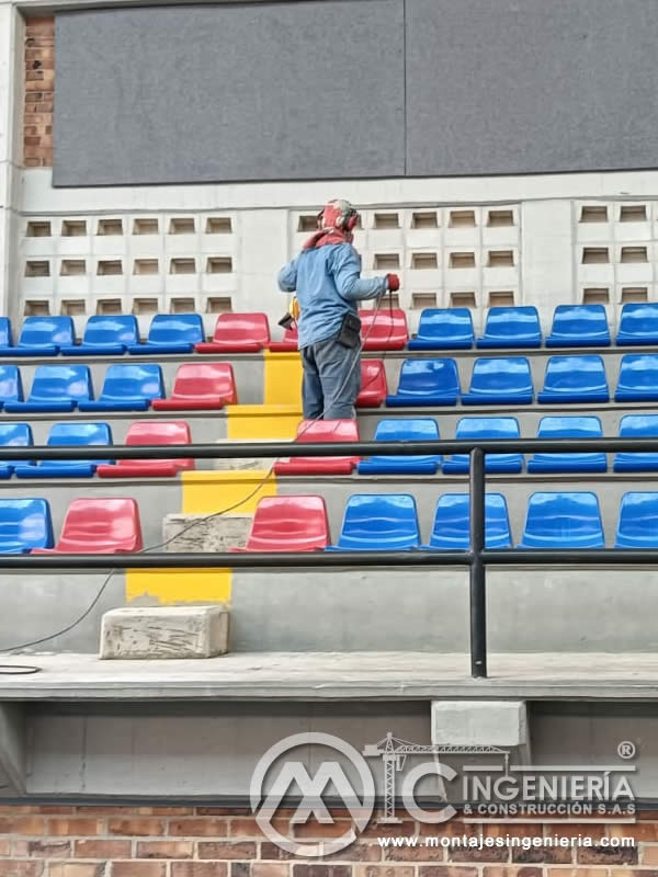 Fabricación de volúmenes de concreto para Colegio Buckingham en Bogotá, Colombia. Montajes, Ingeniería y Construcción MIC SAS. Fabricación de volúmenes de concreto para Colegio Buckingham en Bogotá, Colombia. Montajes, Ingeniería y Construcción MIC SAS.
