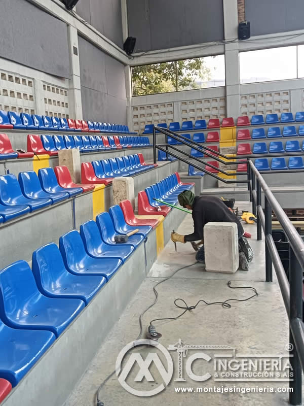 Fabricación de volúmenes de concreto para Colegio Buckingham en Bogotá, Colombia. Montajes, Ingeniería y Construcción MIC SAS. Fabricación de volúmenes de concreto para Colegio Buckingham en Bogotá, Colombia. Montajes, Ingeniería y Construcción MIC SAS.