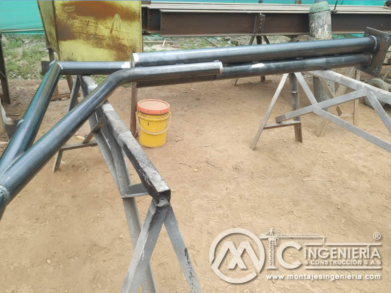 Diseño y construcción de partes estructurales, vigas y columnas metálicas en Bogotá, Colombia. Montajes, Ingeniería y Construcción MIC SAS.