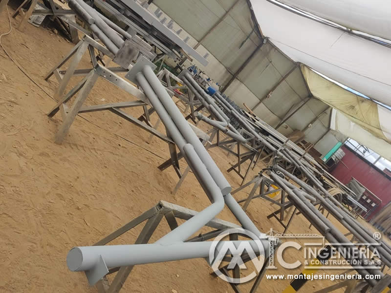 Diseño y construcción de partes estructurales, vigas y columnas metálicas en Bogotá, Colombia. Montajes, Ingeniería y Construcción MIC SAS.