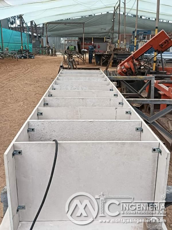 Diseño y construcción de partes estructurales, vigas y columnas metálicas en Bogotá, Colombia. Montajes, Ingeniería y Construcción MIC SAS.