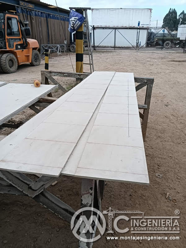 Diseño y construcción de partes estructurales, vigas y columnas metálicas en Bogotá, Colombia. Montajes, Ingeniería y Construcción MIC SAS.