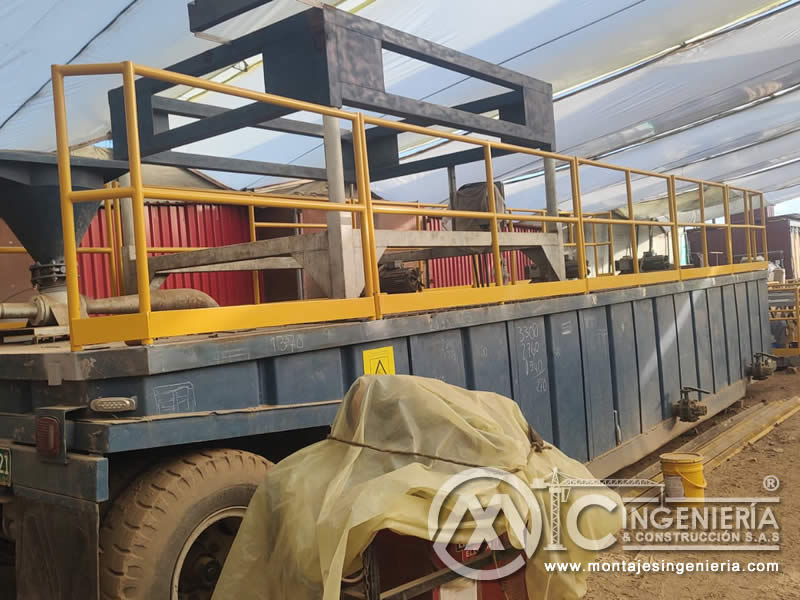 Sandblasting y pintura de barandas y escaleras metálicas adyacentes en instalaciones de tanques en Bogotá, Colombia. Montajes, Ingeniería y Construcción MIC SAS. Sandblasting y pintura de barandas y escaleras metálicas adyacentes en instalaciones de tanques en Bogotá, Colombia. Montajes, Ingeniería y Construcción MIC SAS.