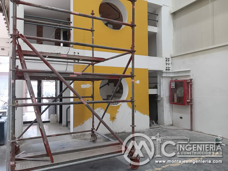 Fabricación de mezzanines metálicos para bodegas y naves industriales en Bogotá, Colombia. Montajes, Ingeniería y Construcción. MIC SAS. Fabricación de mezzanines metálicos para bodegas y naves industriales en Bogotá, Colombia. Montajes, Ingeniería y Construcción. MIC SAS.