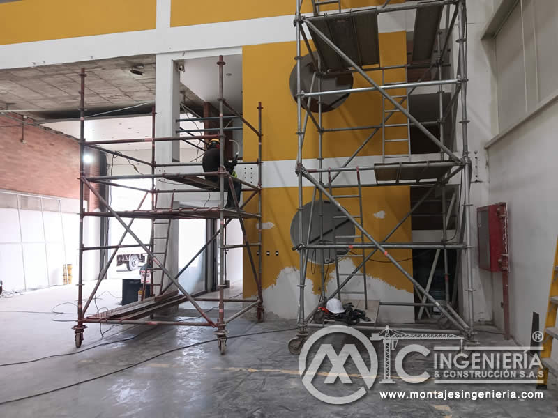 Fabricación de mezzanines metálicos para bodegas y naves industriales en Bogotá, Colombia. Montajes, Ingeniería y Construcción. MIC SAS. Fabricación de mezzanines metálicos para bodegas y naves industriales en Bogotá, Colombia. Montajes, Ingeniería y Construcción. MIC SAS.