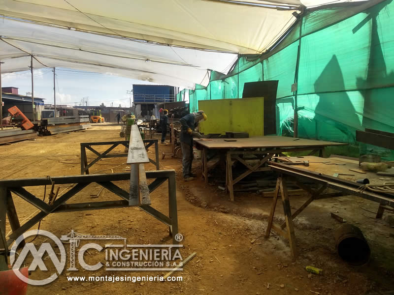 Estructuras para pórticos en acero y cerchas para construcciones metalicas en Bogotá, Colombia. Montajes, Ingeniería y Construcción. MIC SAS. Estructuras para pórticos en acero y cerchas para construcciones metalicas en Bogotá, Colombia. Montajes, Ingeniería y Construcción. MIC SAS.