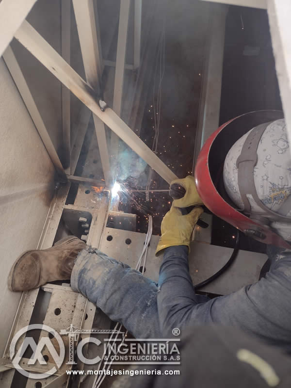 Montaje de estructuras y ejemplos de construcciones metálicas en Bogotá, Colombia. Montajes, Ingeniería y Construcción. MIC SAS. Montaje de estructuras y ejemplos de construcciones metálicas en Bogotá, Colombia. Montajes, Ingeniería y Construcción. MIC SAS.