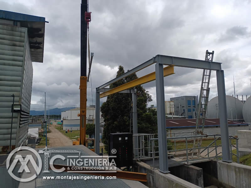 Montajes industriales de estructuras metálicas y construcciones en acero en Bogotá, Colombia. Montajes, Ingeniería y Construcción. MIC SAS.