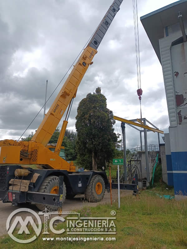 Montajes industriales de estructuras metálicas y construcciones en acero en Bogotá, Colombia. Montajes, Ingeniería y Construcción. MIC SAS.