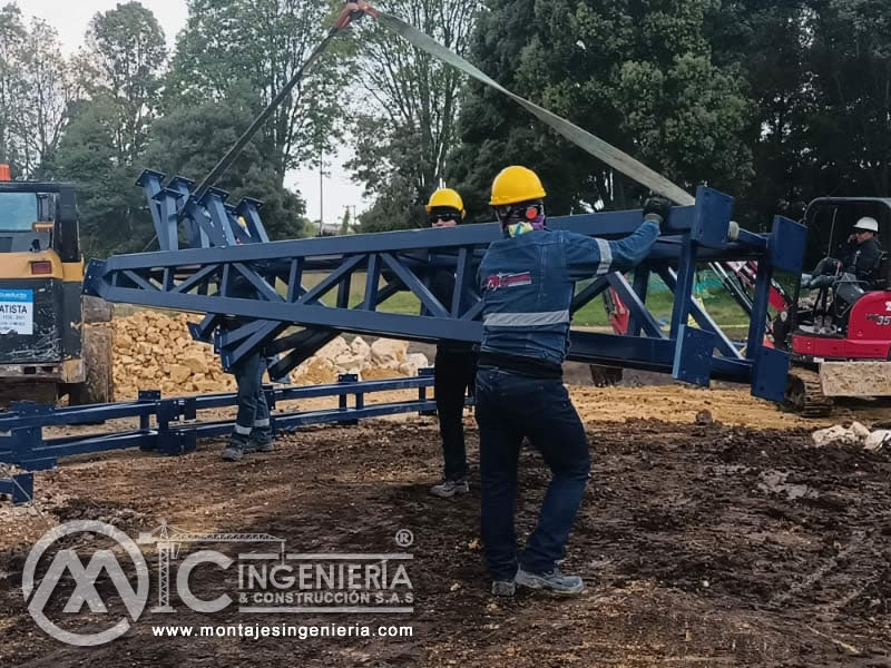 Plataformas metálicas, construcciones y montajes industriales en Bogotá, Colombia. Montajes, Ingeniería y Construcción. MIC SAS.
