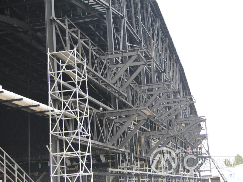 Construcciones en acero para el Montaje de una Estructura Industrial en Bogotá, Colombia. Montajes, Ingeniería y Construcción. MIC SAS
