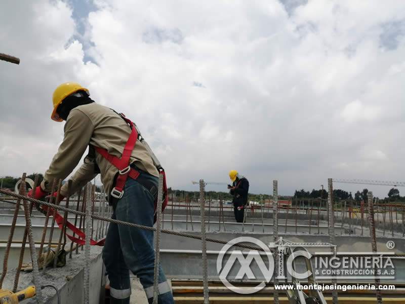 Construcción de estructuras metálicas y perfiles de acero estructural para montajes industriales en Bogotá, Colombia. Montajes, Ingeniería y Construcción. MIC SAS