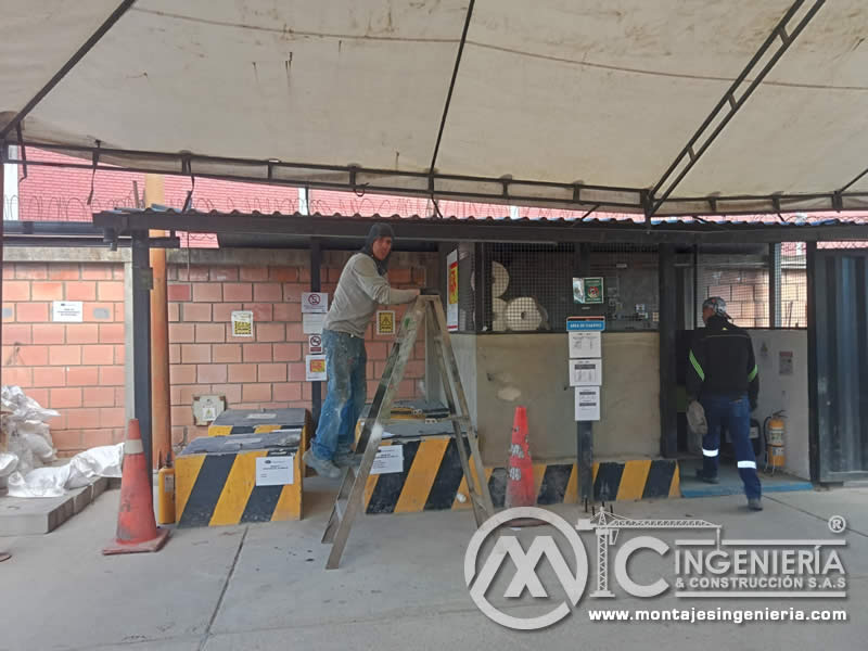 Construcción de cubiertas metálicas para techos de pérgolas en Bogotá, Colombia en Bogotá, Colombia. Montajes, Ingeniería y Construcción. MIC SAS. Construcción de cubiertas metálicas para techos de pérgolas en Bogotá, Colombia en Bogotá, Colombia. Montajes, Ingeniería y Construcción. MIC SAS.
