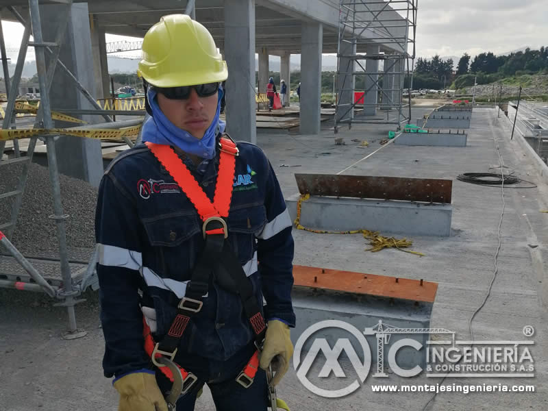 Construcción de plataformas de concreto y perfiles metálicos estructurales en Bogotá, Colombia. Montajes, Ingeniería y Construcción. MIC SAS