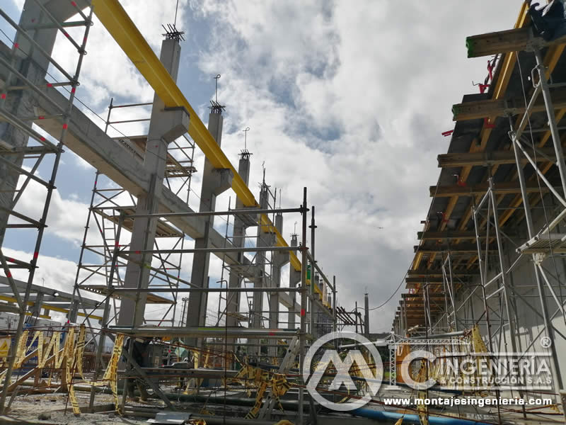 Construcciones en acero para obras civiles y contratos para enpresas industriales en Bogotá, Colombia. Montajes, Ingeniería y Construcción. MIC SAS