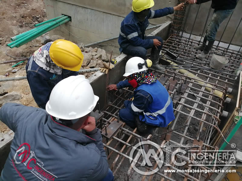 Industriasl metálicas para la edificación de construcciones en acero de obras civiles en Bogotá, Colombia. Montajes, Ingeniería y Construcción. MIC SAS