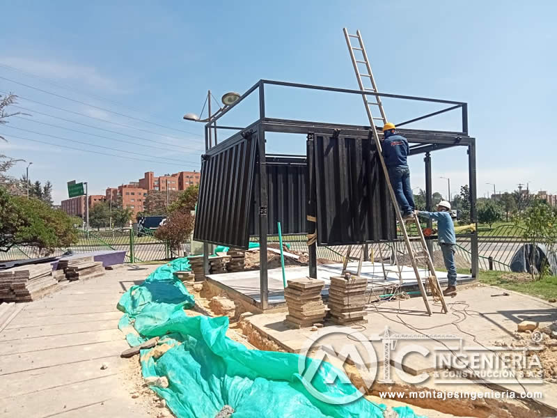 Montaje de Estructuras Metálicas para el Comercio en Bogotá, Colombia. Montajes, Ingeniería y Construcción. MIC SAS. Montaje de Estructuras Metálicas para el Comercio en Bogotá, Colombia. Montajes, Ingeniería y Construcción. MIC SAS.