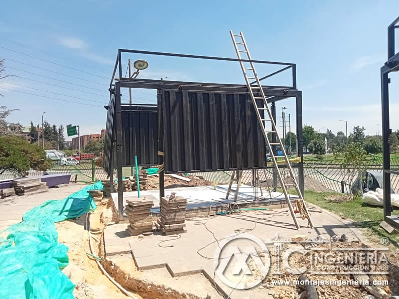 Montaje de Estructuras Metálicas para el Comercio en Bogotá, Colombia. Montajes, Ingeniería y Construcción. MIC SAS. Montaje de Estructuras Metálicas para el Comercio en Bogotá, Colombia. Montajes, Ingeniería y Construcción. MIC SAS.