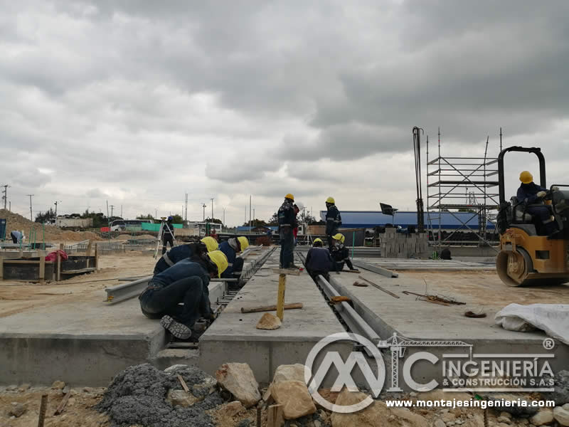 Enconfrados formaletas y tapas de concreto en suelos de construcciones civiles en Bogotá, Colombia. Montajes, Ingeniería y Construcción. MIC SAS