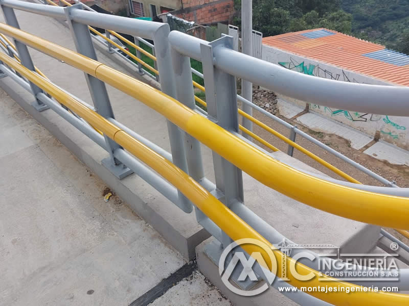 Componentes en acero para puentes peatonales modulares en Bogotá, Colombia. Montajes, Ingeniería y Construcción. MIC SAS. Componentes en acero para puentes peatonales modulares en Bogotá, Colombia. Montajes, Ingeniería y Construcción. MIC SAS.