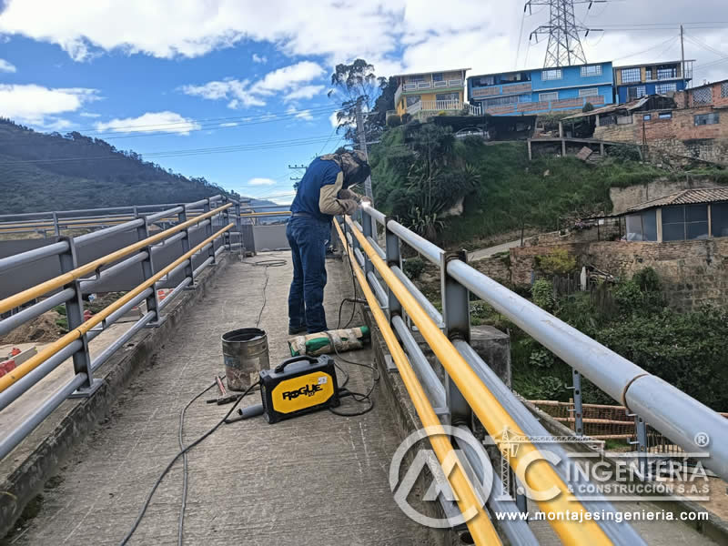 Mantenimiento de puentes peatonales metálicos esencial para su durabilidad en Bogotá, Colombia. Montajes, Ingeniería y Construcción. MIC SAS. Mantenimiento de puentes peatonales metálicos esencial para su durabilidad en Bogotá, Colombia. Montajes, Ingeniería y Construcción. MIC SAS.