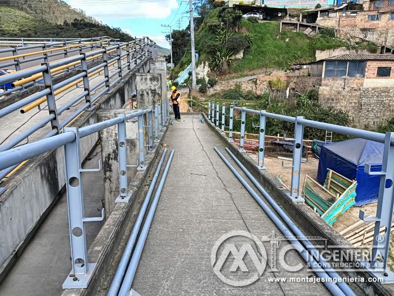 Seguridad en puentes peatonales metálicos prioridad en zonas urbanas en Bogotá, Colombia. Montajes, Ingeniería y Construcción. MIC SAS. Seguridad en puentes peatonales metálicos prioridad en zonas urbanas en Bogotá, Colombia. Montajes, Ingeniería y Construcción. MIC SAS.