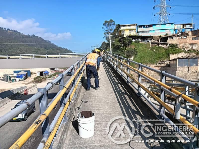 Puentes peatonales estructurales metálicos, soluciones a la medida para Bogotá, Colombia. Montajes, Ingeniería y Construcción. MIC SAS. Puentes peatonales estructurales metálicos, soluciones a la medida para Bogotá, Colombia. Montajes, Ingeniería y Construcción. MIC SAS.
