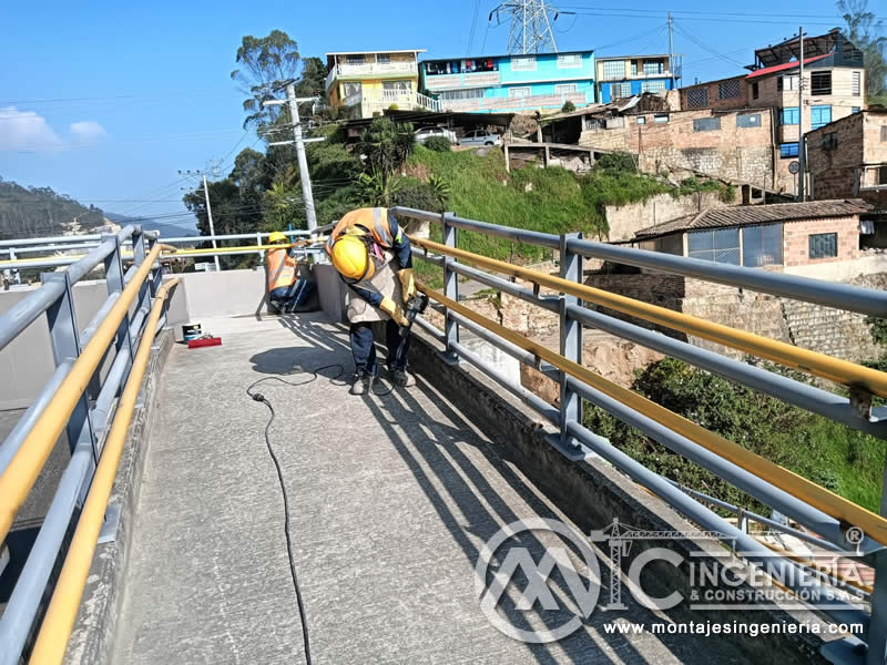 Puentes peatonales estructurales metálicos, soluciones a la medida para Bogotá, Colombia. Montajes, Ingeniería y Construcción. MIC SAS. Puentes peatonales estructurales metálicos, soluciones a la medida para Bogotá, Colombia. Montajes, Ingeniería y Construcción. MIC SAS.