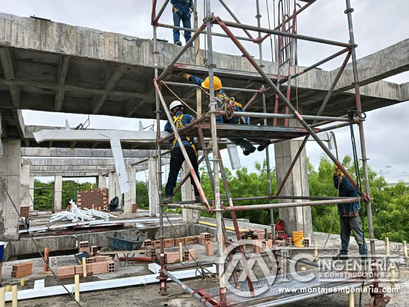 Edificio en Construcción en Girardot con Estructura Metálica para Cubiertas y Techos. Montajes, Ingeniería y Construcción. MIC SAS. Edificio en Construcción en Girardot con Estructura Metálica para Cubiertas y Techos. Montajes, Ingeniería y Construcción. MIC SAS.
