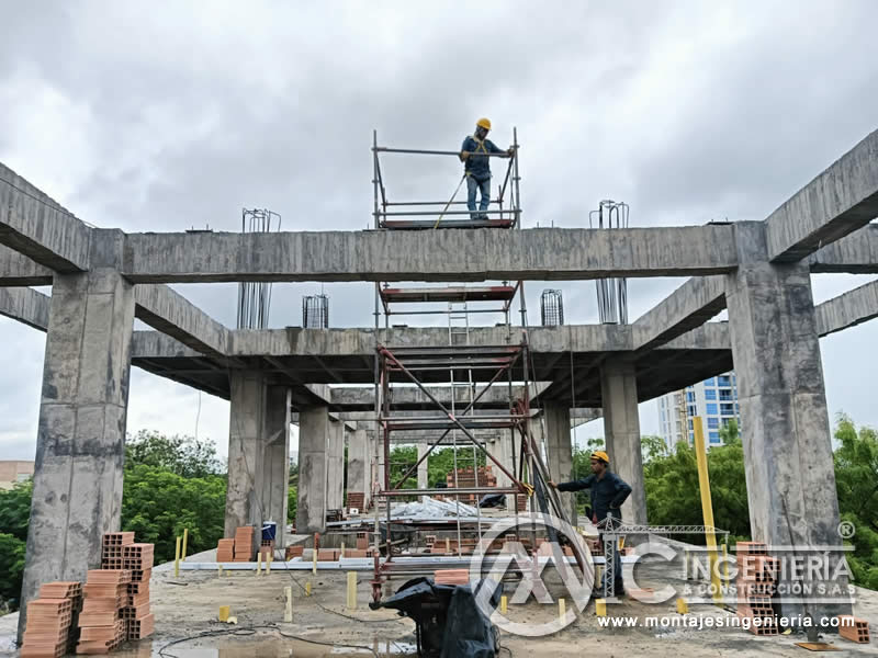 Edificio en Construcción en Girardot con Estructura Metálica para Cubiertas y Techos. Montajes, Ingeniería y Construcción. MIC SAS. Edificio en Construcción en Girardot con Estructura Metálica para Cubiertas y Techos. Montajes, Ingeniería y Construcción. MIC SAS.