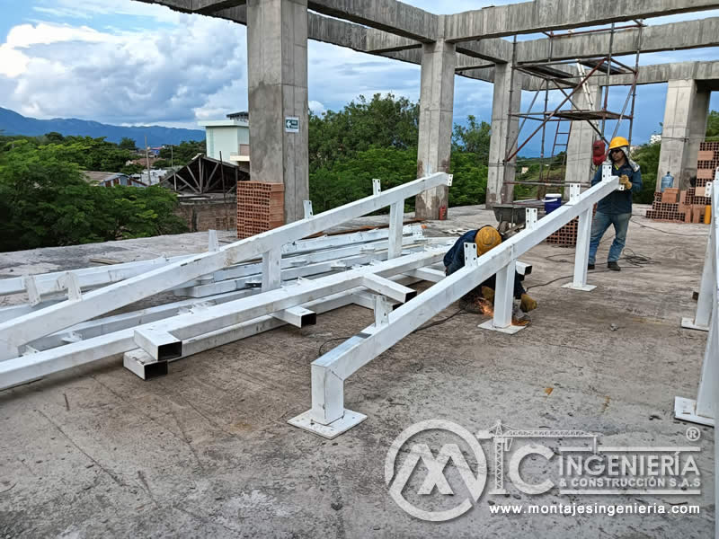 Estructura Metálica en Acero para Techos de Juzgados en Girardot, Cundinamarca. Colombia. Montajes, Ingeniería y Construcción. MIC SAS. Estructura Metálica en Acero para Techos de Juzgados en Girardot, Cundinamarca. Colombia. Montajes, Ingeniería y Construcción. MIC SAS.