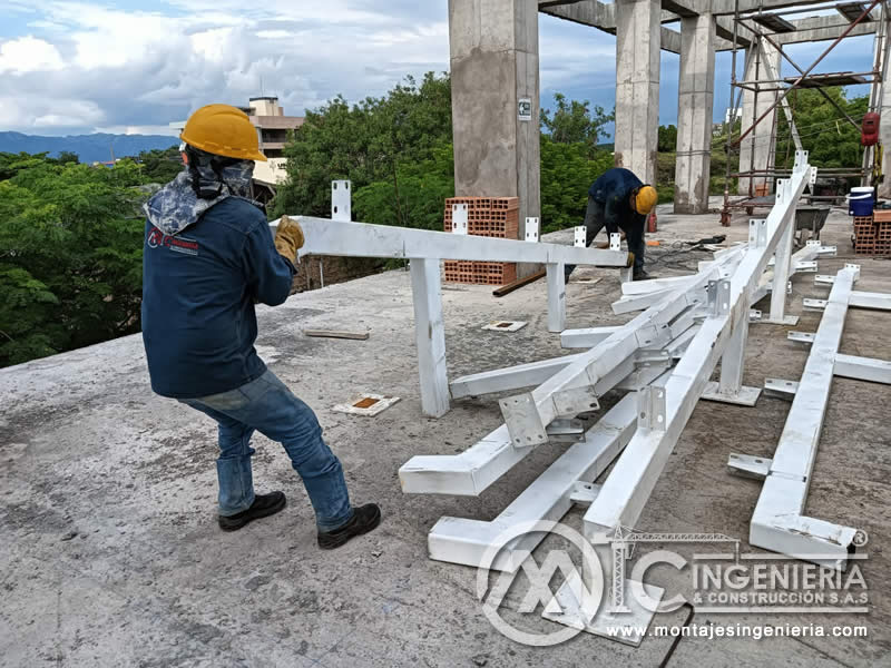 Estructura Metálica en Acero para Techos de Juzgados en Girardot, Cundinamarca. Colombia. Montajes, Ingeniería y Construcción. MIC SAS. Estructura Metálica en Acero para Techos de Juzgados en Girardot, Cundinamarca. Colombia. Montajes, Ingeniería y Construcción. MIC SAS.
