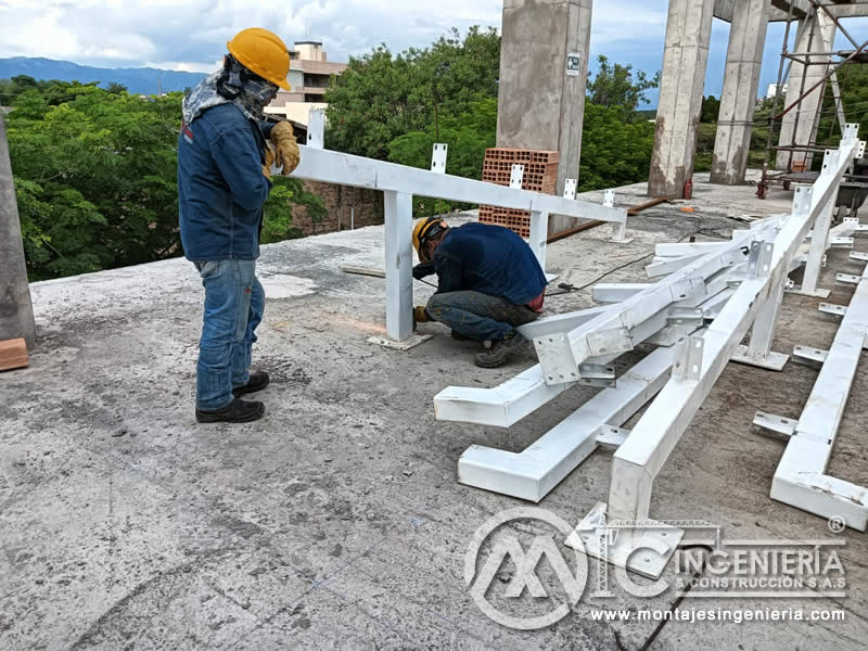 Estructura Metálica en Acero para Techos de Juzgados en Girardot, Cundinamarca. Colombia. Montajes, Ingeniería y Construcción. MIC SAS. Estructura Metálica en Acero para Techos de Juzgados en Girardot, Cundinamarca. Colombia. Montajes, Ingeniería y Construcción. MIC SAS.