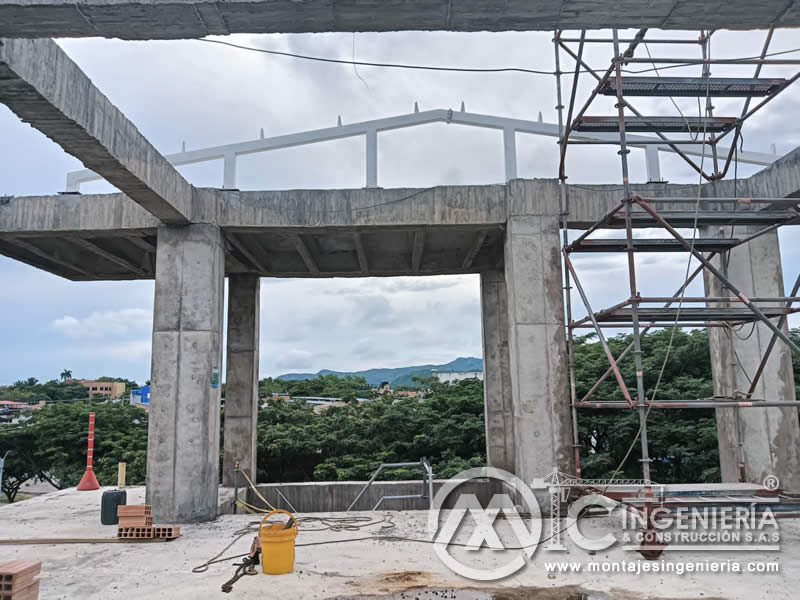 Techos y Cubiertas con Estructura Metálica para Obra en Juzgados en Girardot, Cundinamarca. Colombia. Montajes, Ingeniería y Construcción. MIC SAS. Techos y Cubiertas con Estructura Metálica para Obra en Juzgados en Girardot, Cundinamarca. Colombia. Montajes, Ingeniería y Construcción. MIC SAS.