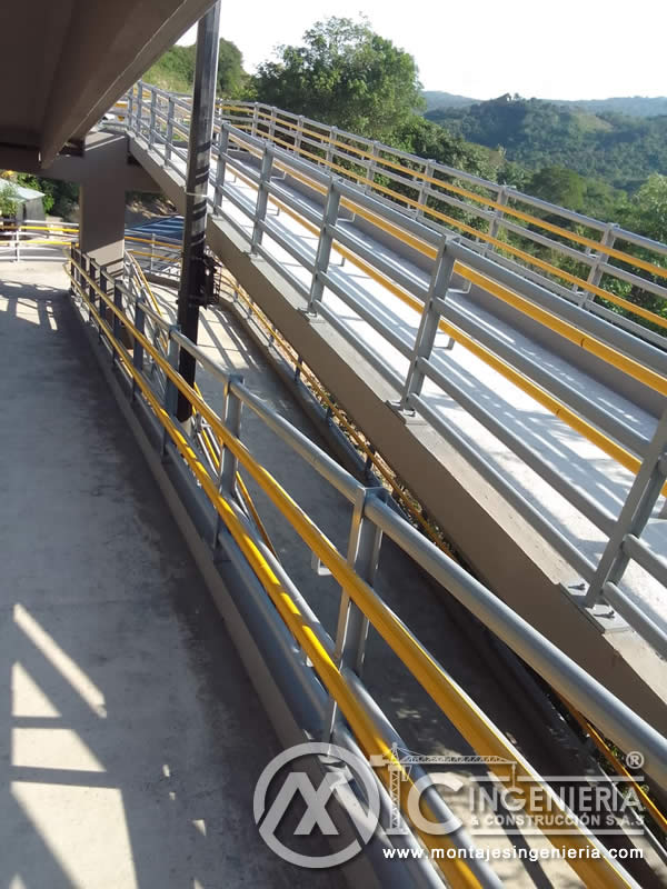 Instalación de Protecciones Metálicas, Acabados y Trabajos Generales en Puentes Peatonales en Bogotá, Colombia. Montajes, Ingeniería y Construcción. MIC SAS. Instalación de Protecciones Metálicas, Acabados y Trabajos Generales en Puentes Peatonales en Bogotá, Colombia. Montajes, Ingeniería y Construcción. MIC SAS.