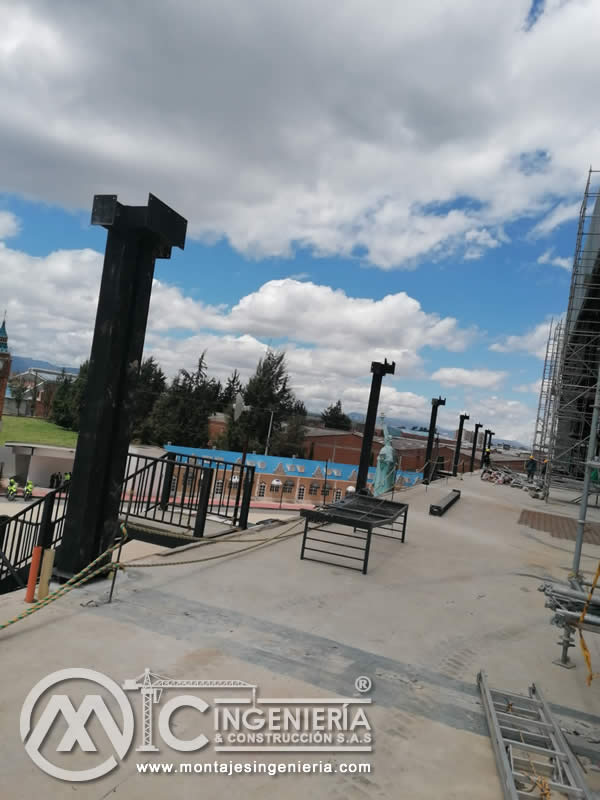 Diseño y montaje de estructuras industriales metálicas en Bogotá, Colombia. Montajes, Ingeniería y Construcción. MIC SAS. Diseño y montaje de estructuras industriales metálicas en Bogotá, Colombia. Montajes, Ingeniería y Construcción. MIC SAS.