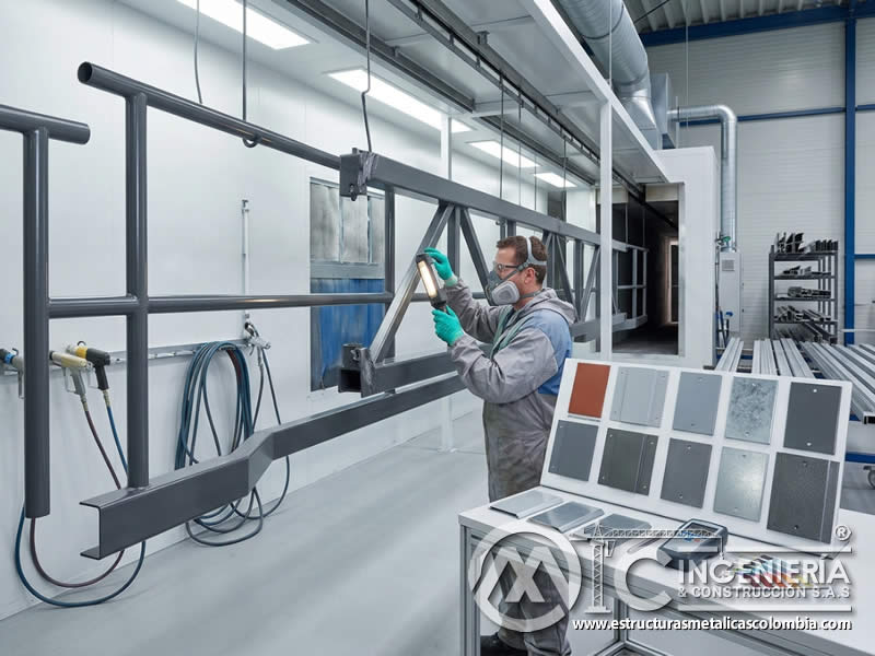 Estándares y Regulaciones para la Resistencia a la Corrosión y Protección Contra la Intemperie en Estructuras Metálicas con pintura en polvo electrostática aplicada sobre piezas metálicas en Bogotá, Colombia. Montajes, Ingeniería y Construcción. MIC SAS.